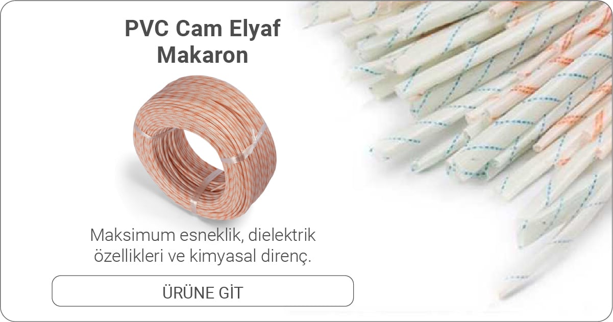 PVC Cam Elyaf Makaron (Çizgili)