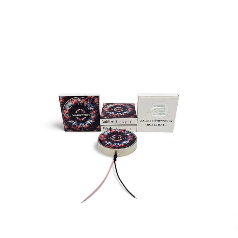 Magnetius 5V 5 kg Elektro Mıknatıs