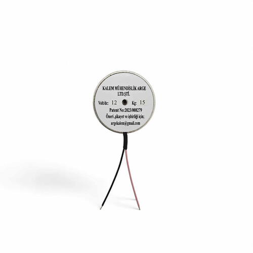 Elektromıknatıs 12V 15 kg - Thumbnail