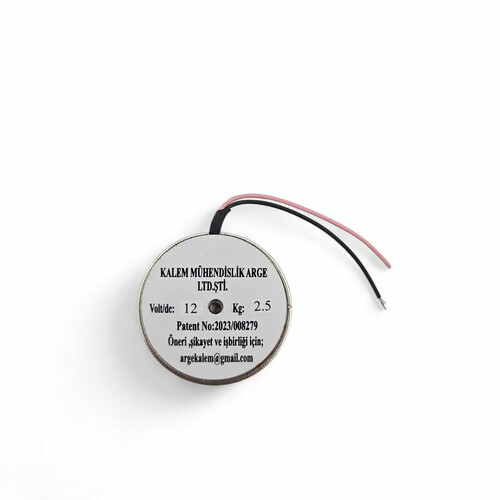 Elektromıknatıs 12V 2,5 kg - Thumbnail