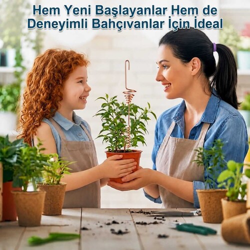 Elektrokültür Saf Bakır Bitki Anteni - Doğal Büyüme ve Verim Artırıcı - Thumbnail
