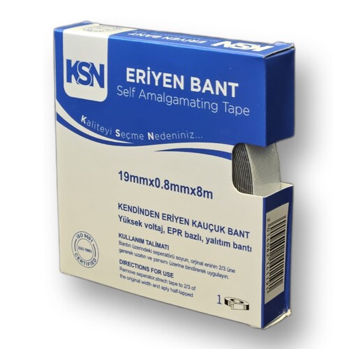  - KSN Kendinden Eriyen Kauçuk Bant 19mmx0.8mmx8m