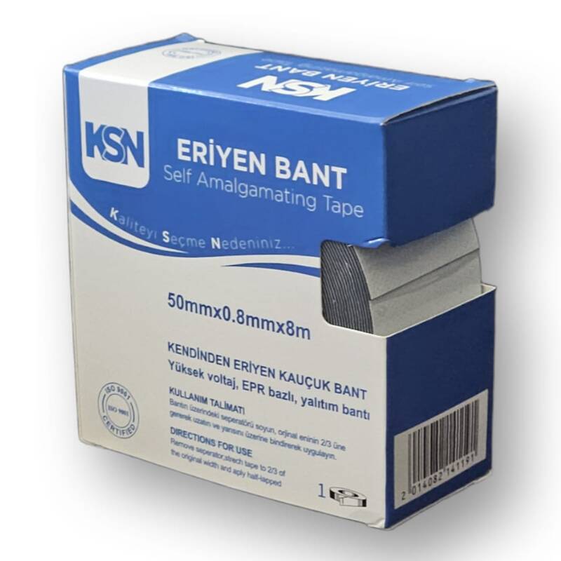 KSN Kendinden Eriyen Kauçuk Bant 50mmx0.8mmx8m