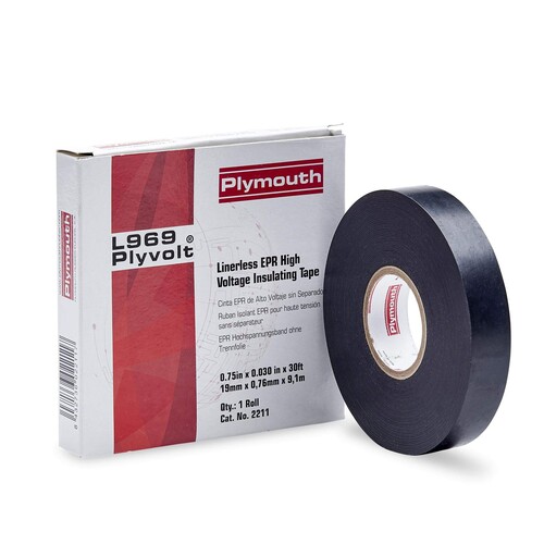 Plymouth - L969 Plyvolt 69 kV Kendinden Kaynaşan EPR Kauçuk Yüksek Gerilim Yalıtım Bandı