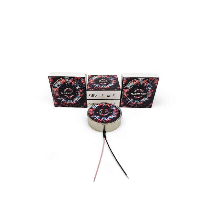 Magnetius 12V 15 kg Elektro Mıknatıs
