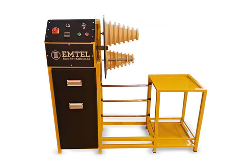 Emtel - Yarı Otomatik Motor Bobin Sarım Makinesi (Redüktörlü)