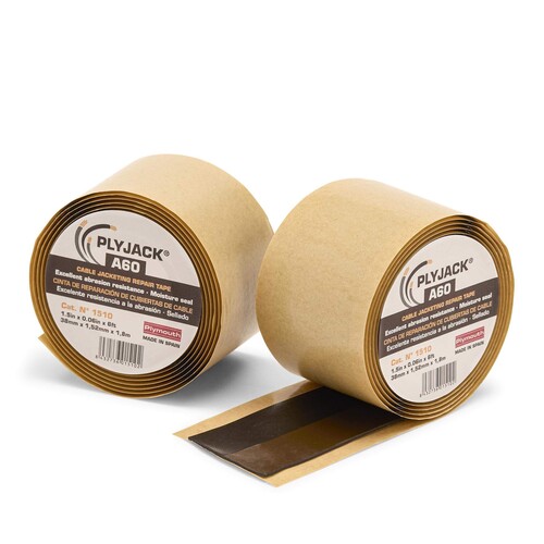 Plymouth - PLYJACK® A60 Kauçuk Mastik Kablo Kılıf Onarım Bandı 38 mm x 1,8 m