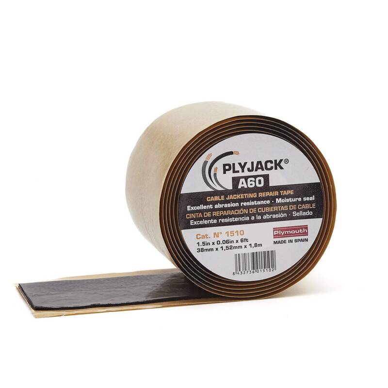 PLYJACK® A60 Kauçuk Mastik Kablo Kılıf Onarım Bandı 38 mm x 1,8 m