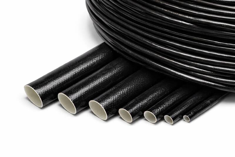 Silikonlu Cam Elyaf Makaron Siyah 2,5 KV