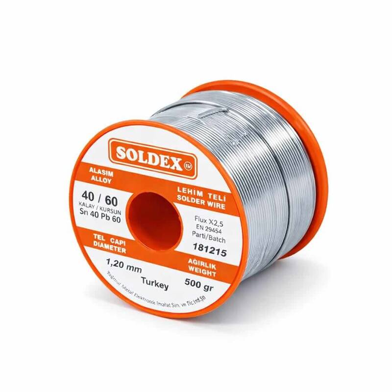 Soldex Lehim Teli Sn40/Pb60 (500 gr.)