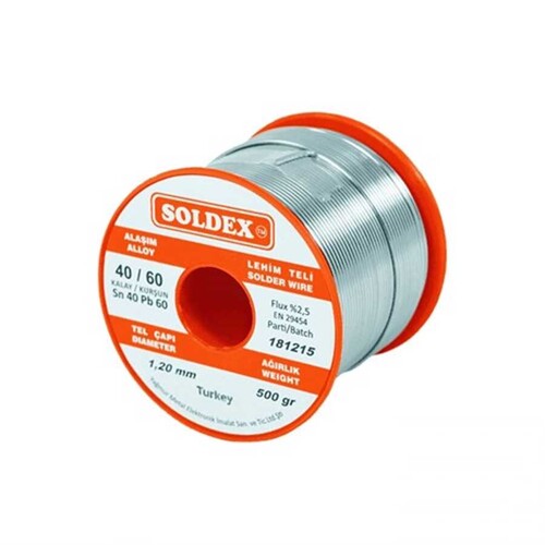 Soldex - Soldex Lehim Teli Sn40/Pb60 (500 gr.)