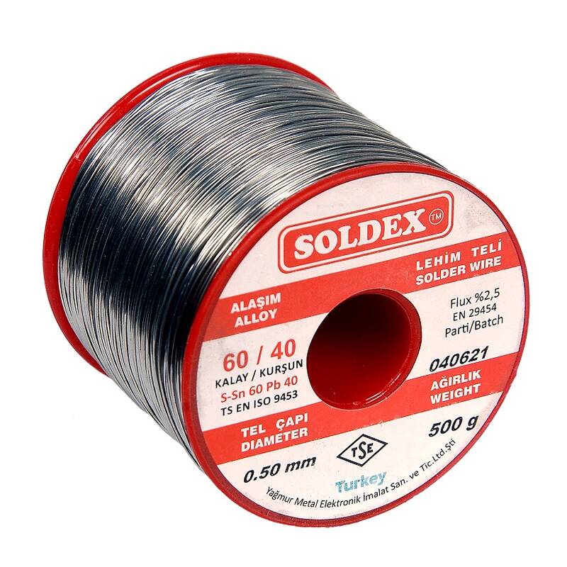 Soldex Lehim Teli Sn60/Pb40 (500 gr.)