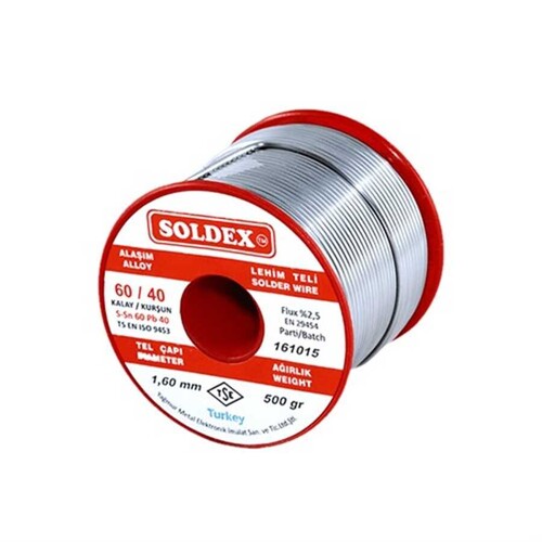 Soldex - Soldex Lehim Teli Sn60/Pb40 (500 gr.)