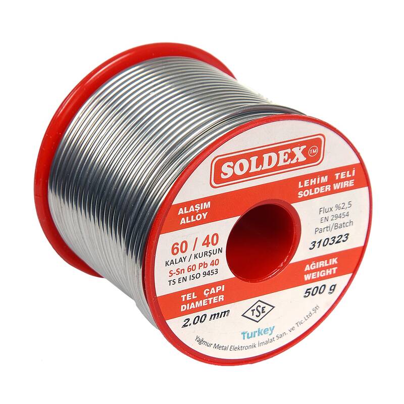Soldex Lehim Teli Sn60/Pb40 (500 gr.)