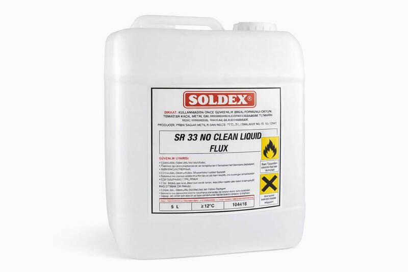 Soldex No Clean Sıvı Flux SR33 (20 lt.)