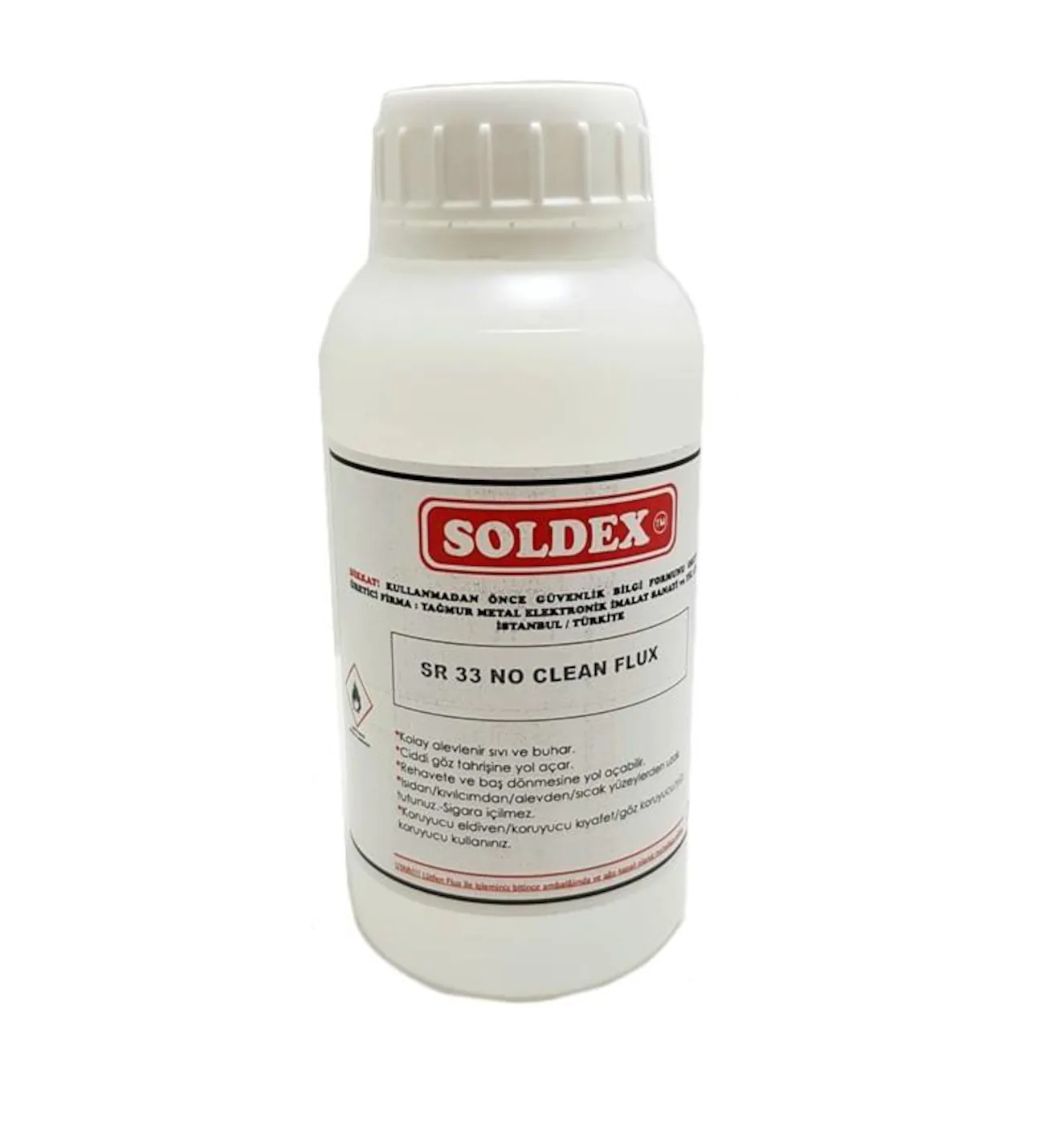 Soldex No Clean Sıvı Flux SR33 (20 lt.)