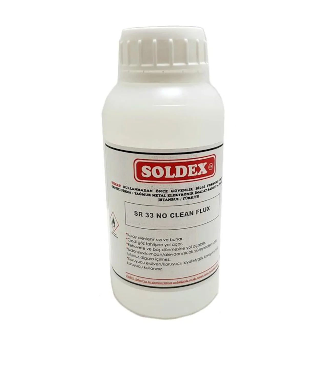 Soldex No Clean Sıvı Flux SR33 (5 lt.)