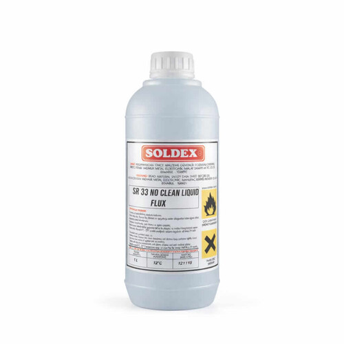 Soldex - Soldex No Clean Sıvı Flux SR33 (1 lt.)