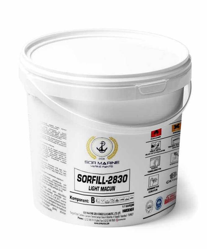 Sor Marine Sorfill 2830 Epoksi Light Macun