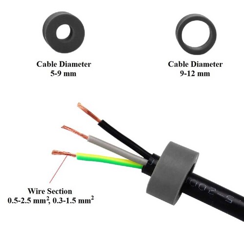 Vidasız Saha Montaj Su Geçirmez Kablo Konnektörü IP68 - 3 pin - Thumbnail