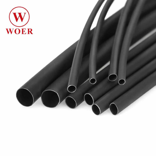 woer - Woer Isı ile Daralan Makaron ( siyah)